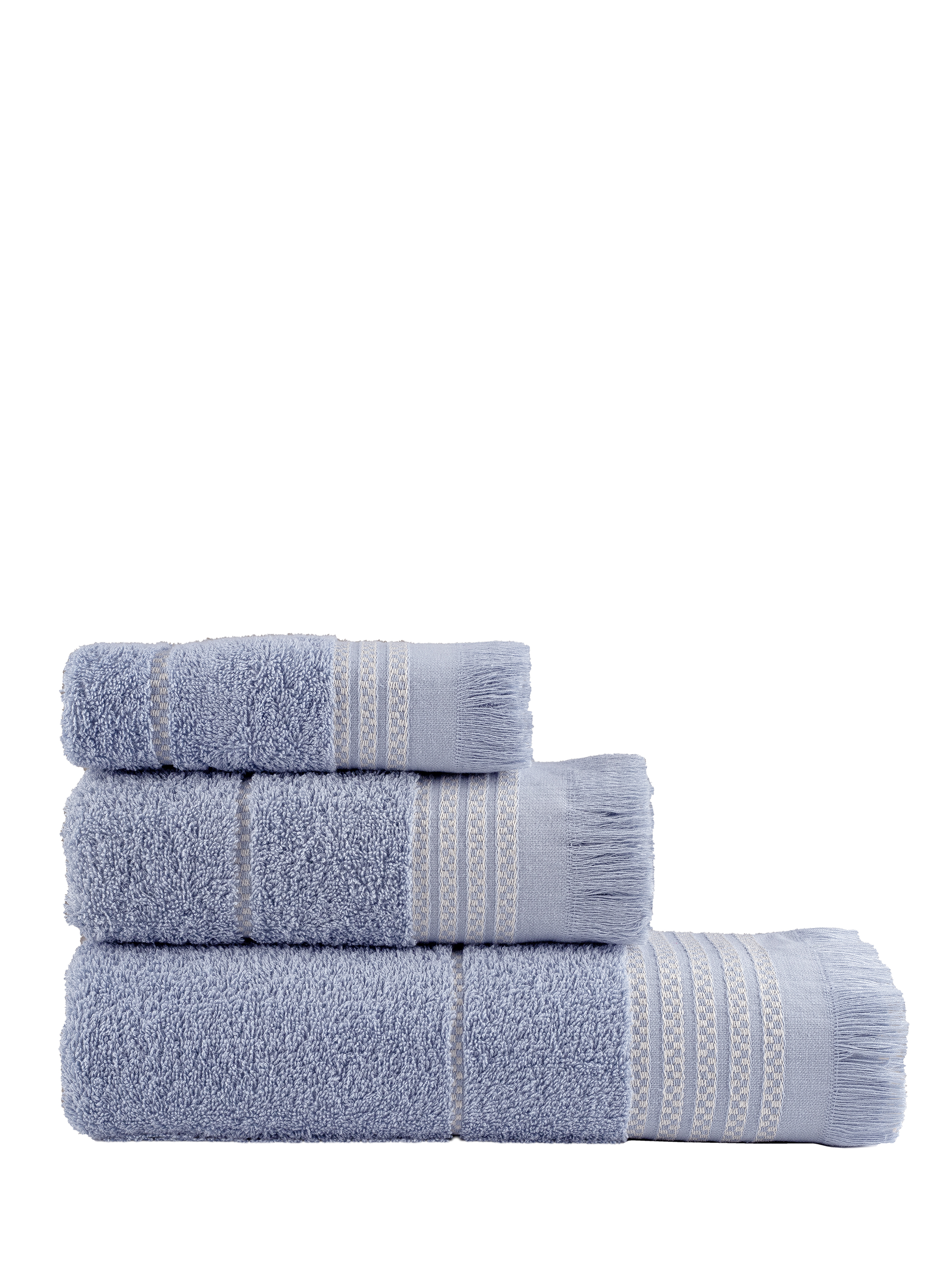 Πετσέτες Σετ 3 Τεμ. Nima Home Plush Blue